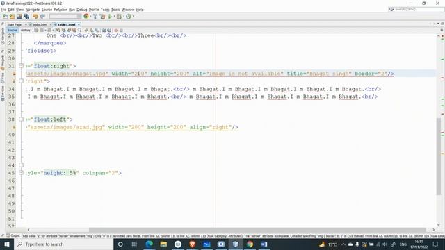 Java Web Development Training - 17 Jan 2022 || HTML Class - 4 (working with table tag) смотреть онлайн