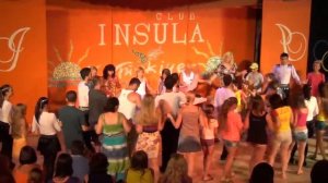 Турецкие танцы со зрителями в отеле CLUB INSULA, Алания, Турция