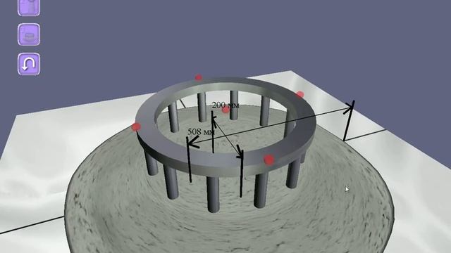 Испытание самоуплотняющегося бетона в J-образном кольце (J-ring Test)