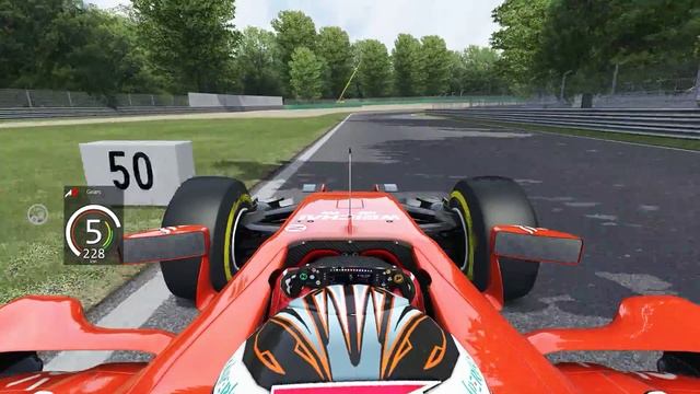 Assetto Corsa - Ferrari SF15-T Monza Formula 1 Gameplay смотреть онлайн