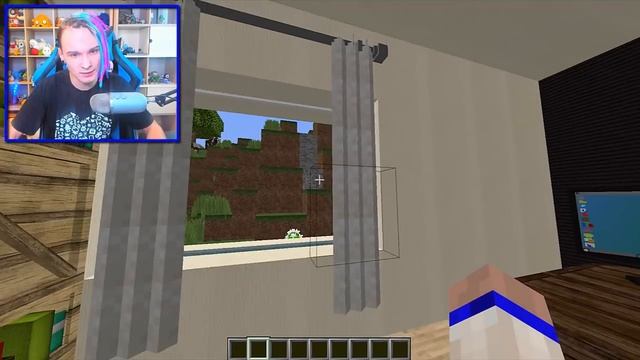 МОЯ СОБАЧКА ДЖЕННИФЕР ПЕРВЫЙ РАЗ ИГРАЕТ В МАЙНКРАФТ! РУМТУР ПО МОЕЙ ХАТЕ В MINECRAFT смотреть онлайн