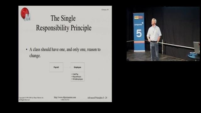 Robert C Martin Clean Design, SOLID Principles I and II смотреть онлайн