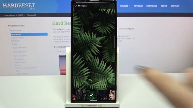 How to Change Wallpaper on SONY Xperia 1 III – Manage Display Settings смотреть онлайн