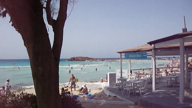 Кипр, пляж Нисси Бич, Айа-Напа смотреть онлайн