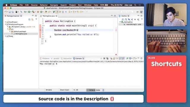 Simple Java Dice Program #8 смотреть онлайн