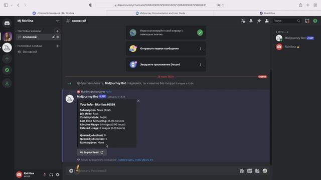 Нейросеть для создания изображений. Как установить MidJorney и BlueWillow в приватной комнате.