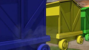 Поезд с яйцами с сюрпризом на Ферме Зенона | Давайте играть!