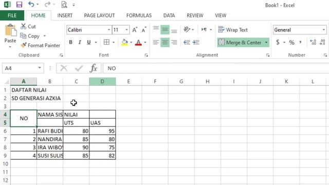 Memberi garis pada Tabel dan menyatukan cell pada Excel | BDR SENIN, 05 APRIL 2021 смотреть онлайн