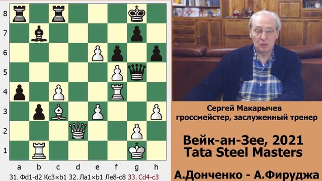 Обзор, Вейк-ан-Зее, 6 тур. Донченко - Фируджа смотреть онлайн