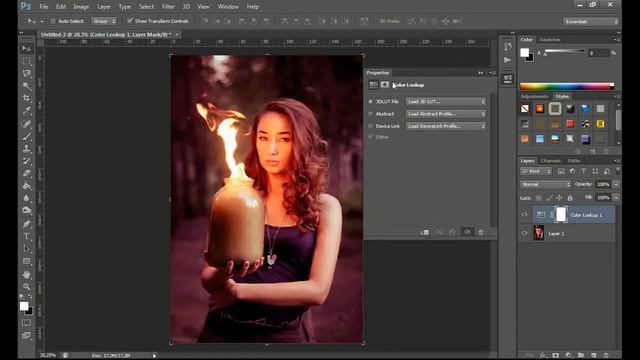 PHOTOSHOP: NOVO RECURSO DE FILTRO, COLOR LOOKUP смотреть онлайн