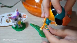 44 КОТЁНКА ХХL ИГРУШКА В ПЛАСТИКОВОМ ЯЙЦЕ С САХАРНЫМ ДРАЖЕ ЛАМПО МИЛЕДИ ОБЗОР Кис-кис-коты / Игрушк