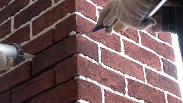 Затирка швов клинкерной плитки, используется Ceresit CE 40 смотреть онлайн