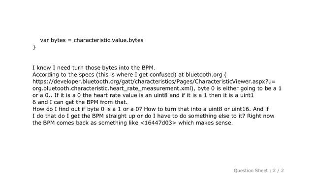 iOS : How to get data out of bluetooth characteristic in Swift смотреть онлайн