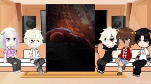 Реакция ВРИ на Нила как Питер Паркер|AFTG react to Neil as Peter Parker(????)1/2