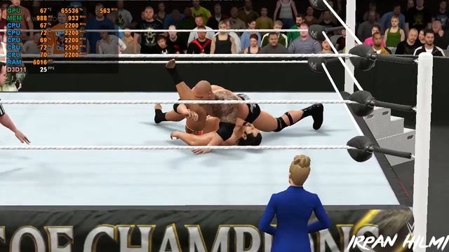 AMD Ryzen 3 2200U Vega 3 - WWE 2K16 - ASUS X505ZA смотреть онлайн