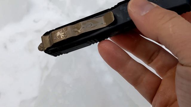 НОЖ MICROTECH ULTRATECH 121-13ML MOLON LABE потеряшка во льдах, USA.