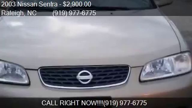 2003 Nissan Sentra XE 4dr Sedan for sale in Raleigh, NC 2760 смотреть онлайн