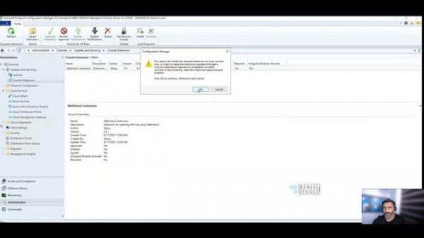 Install SCCM Console Extension from Console Extension Node