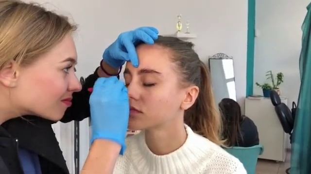 Ламинирование бровей смотреть онлайн