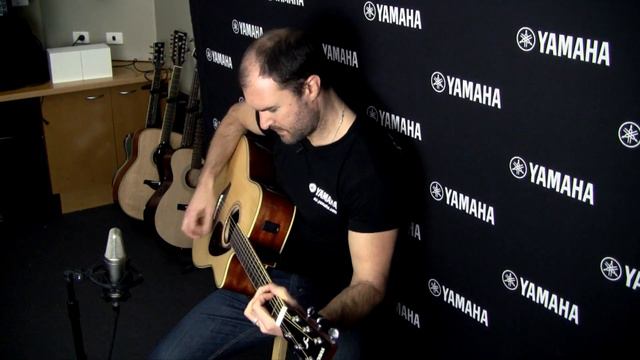 Yamaha FGX820C - Electric Acoustic Guitar смотреть онлайн