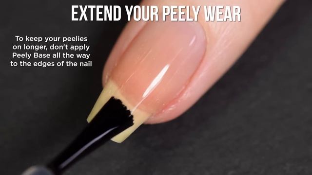 How to peel off your nails with Peely Base! смотреть онлайн