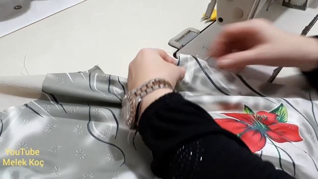 Eşarptan yazlık bluz yapımı/Scarf's recycle. Blouse making смотреть онлайн