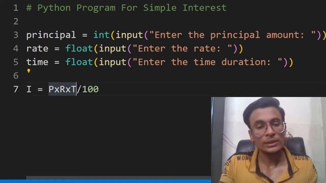 Python Program For Simple Interest | Calculate Simple Interest смотреть онлайн