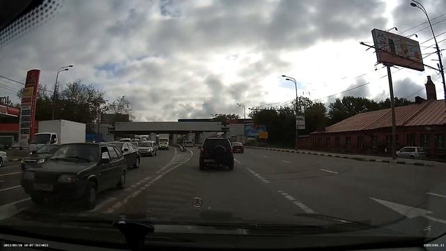 Тест видеорегистратора BlackSys CF-100 - передняя камера