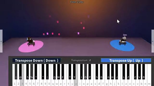 UN OWEN WAS HER (ToastRabies arranegment) on a Roblox Piano смотреть онлайн