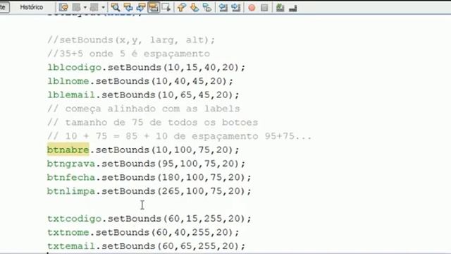 Java - JFrame criando e posicionando telas, como usar SetBounds