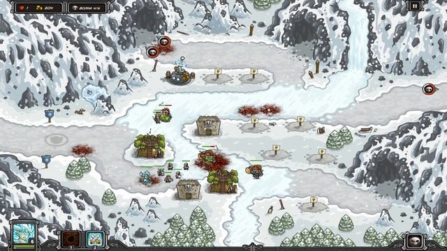 Kingdom Rush Ветеран Героическое испытание Морозные Вершины смотреть онлайн