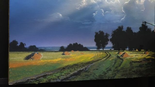 "After the rain" (Russian summer landscape) Artist-Viktor Yushkevich. #7 picture in 2020. смотреть онлайн
