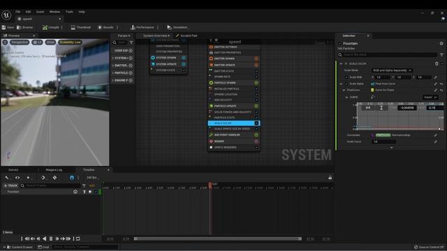 [UE5] Niagara System.Speed. Эффект скорости смотреть онлайн