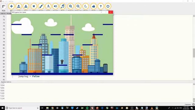 Pygame Zero Mu Tutorial - Ninja Jumper - Part 5 смотреть онлайн