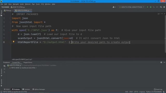 Convert Json to Html using python || Json2html || Json to Html || Json || html смотреть онлайн