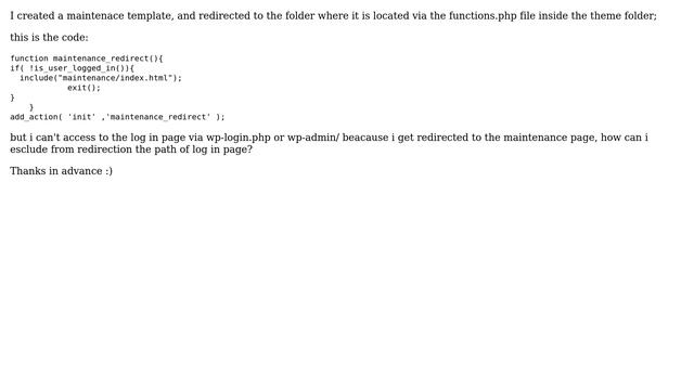 Wordpress: Allow the access over wp-login.php смотреть онлайн