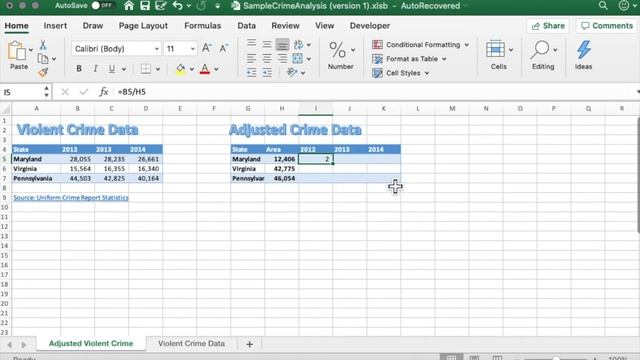 Crime Analysis Part 2 of 4 - PowerPoint & Excel смотреть онлайн