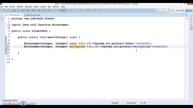 Java Lambda-BiConsumer andThen example смотреть онлайн