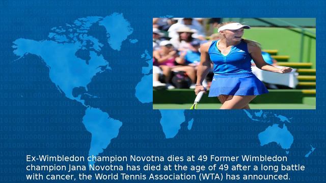 Ex-Wimbledon Champion Novotna Dies At 49 смотреть онлайн