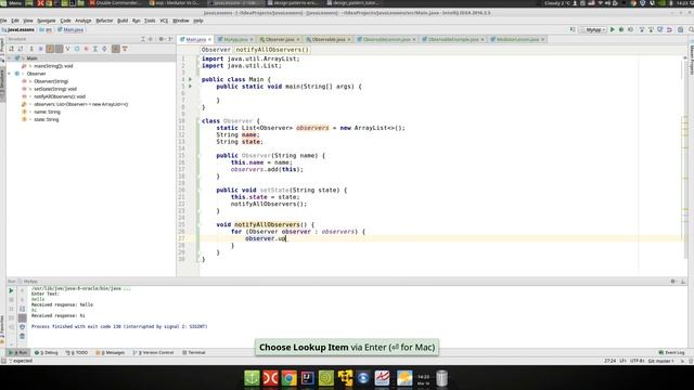 Урок Java 290: Patterns 23: Observable смотреть онлайн