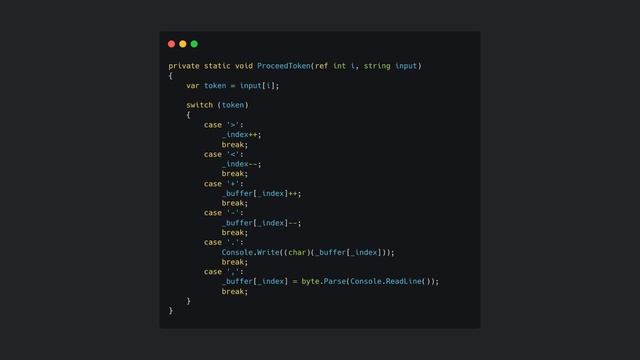 So, that's how you make a Brainfck interpreter смотреть онлайн