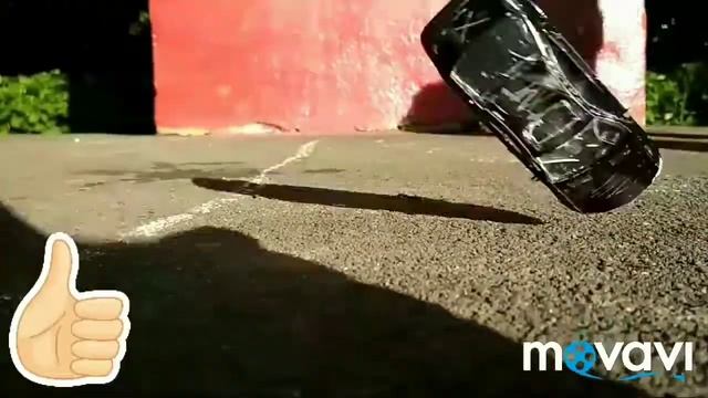 Что будет если переехать машину на самокате? смотреть онлайн