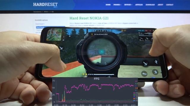 Nokia G21 - Free Fire MAX | FPS GRAPH | Gaming TEST | $180 Phone смотреть онлайн
