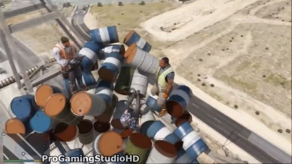 GTA 5 Funny_Crazy Jump Compilation #5 (GTA V Fails Funny Moments)