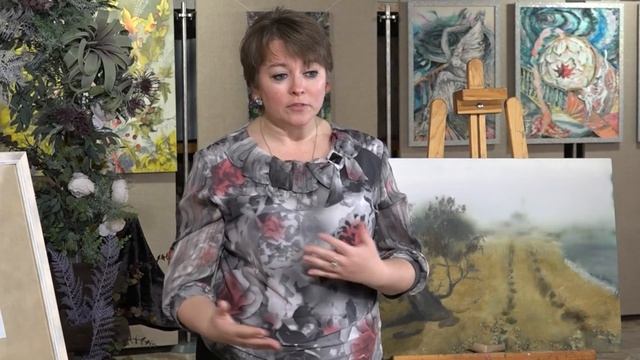 Выставка Наташи Коптилкиной в Троицком центре культуры и творчества. Знакомство с работами. Выпуск смотреть онлайн