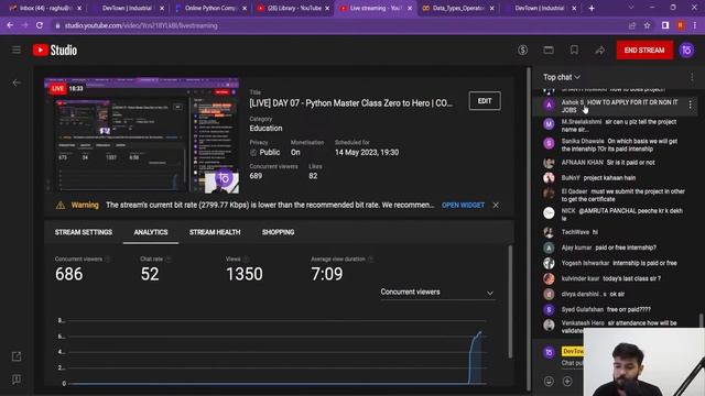 [LIVE] DAY 07 - Python Master Class Zero to Hero | COMPLETE in 7 - Days смотреть онлайн