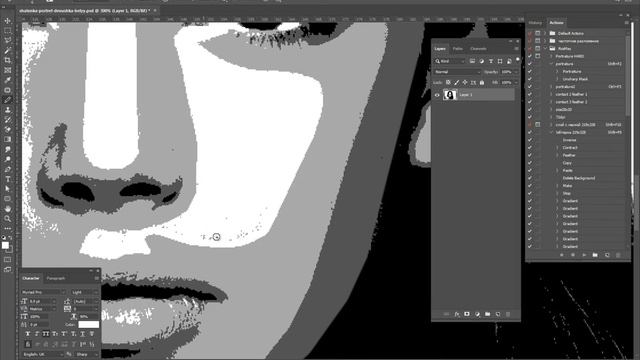 ФОТОГРАФИКА. ПОСТЕРИЗАЦИЯ ФОТО, ОБРАБОТКА ПОРТРЕТА В СТИЛЕ "OBAMA HOPE" смотреть онлайн