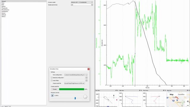 Audio simulation in FlySight Viewer смотреть онлайн