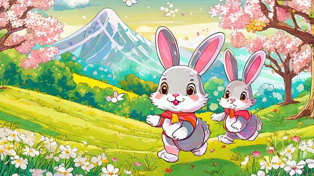 Springtime Serenade | A Bunny's Tale of Joyful Exploration |Storytelling with Artzy Monkey | Bedtim смотреть онлайн
