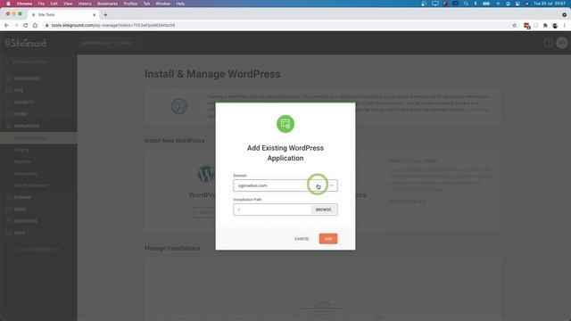 How to add a manual installation of WordPress to Site Tools | Video tutorial смотреть онлайн